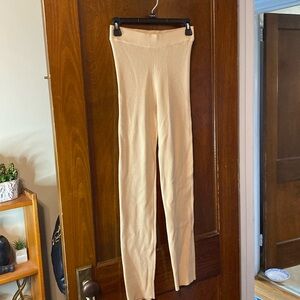 Nasty Gal ribbed tan sweater leggings 😍😍😍